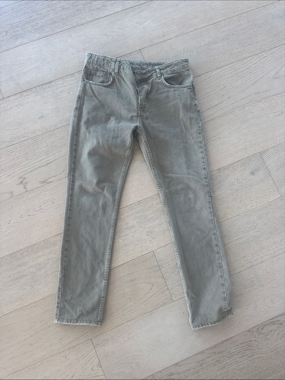 Ksubi Men’s Skinny Jeans in Muted Tan color